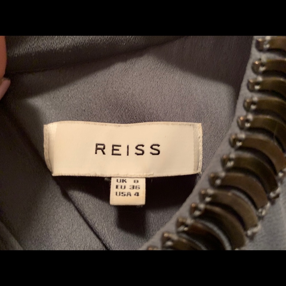 Almost new Reiss grey dress in size 4 - Picture 3 of 4